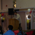 Special guest former NHL coach Ted Nolan congradulated the youth achievers