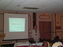 Here we are taught 'Library Advocacy Now' by Marjatta Asu,OLS-North.