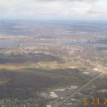 Here we are over looking the city of Sault Ste Marie. Nice place.