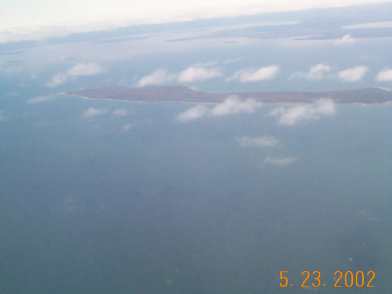 Here we're about 16,000 ft. about 35 minutes in to the flight from S.S.Marie.