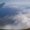 Now we're really flying high, diffidently 16,000 ft above the sea line. As you can see we're above the clouds a fair bit.