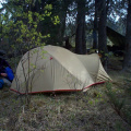 Camping in a park-like environment on the Fawn