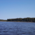 There were some good long straight stretches as we continued winding our way along the fast flowing Fawn River