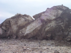 These 30 to 40 foot high blocks of ice covered the traditional portage route