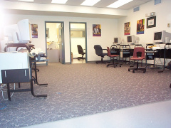 The public access area and offices at the e-Centre