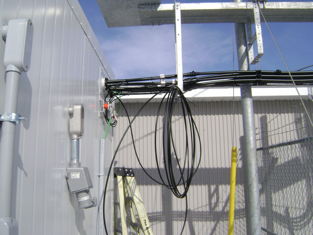 Cable Tray at KI cell tower
