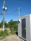 New Cable Headend Building in Poplar Hill First Nation