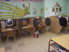 Grade 1-4 computer workstations