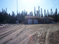Saugeen Nation Police Station at the turn off from the highway