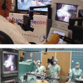 Example of telesurgery from Spectrum mag, Jan 2002...

Dr. Jacques Marescaux [top] in New York City last September (2001) cont
