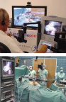 Example of telesurgery from Spectrum mag, Jan 2002...

Dr. Jacques Marescaux [top] in New York City last September (2001) cont