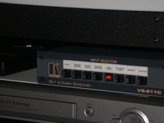 The video switcher for all the different connected devices