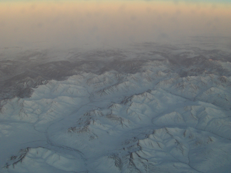 Flying Over the Artic Circle