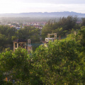 Overlooking the city of Miri