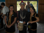 Jennifer, Ayoe, and Joanne in their Traditional Regalia
