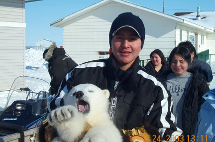 Rusty Miles and he's Pet Bear.