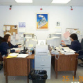 Karen Monias and Vickey Kakepetum our Niska Lake Corporation workers.