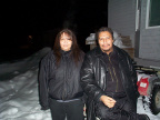 This is my buddie Chimo and his sister Lisa Meekis. My two buddies.