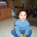 This is Seven of Keewaywin. Stephanie's son.