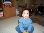 This is Seven of Keewaywin. Stephanie's son.