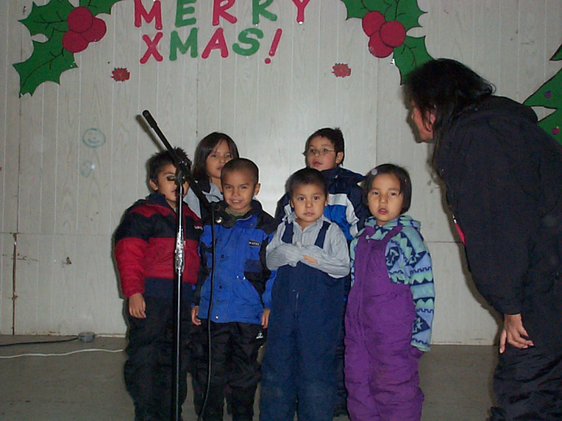 Kindergarden Class singing Merry Christmas