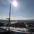 The future location for the Aperto units and the 100Mb microwave link to Vickers Street on the Library roof. The TBayTel Vickers