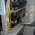 Fiber panels at NOTC. Bell fiber termination at the very bottom.