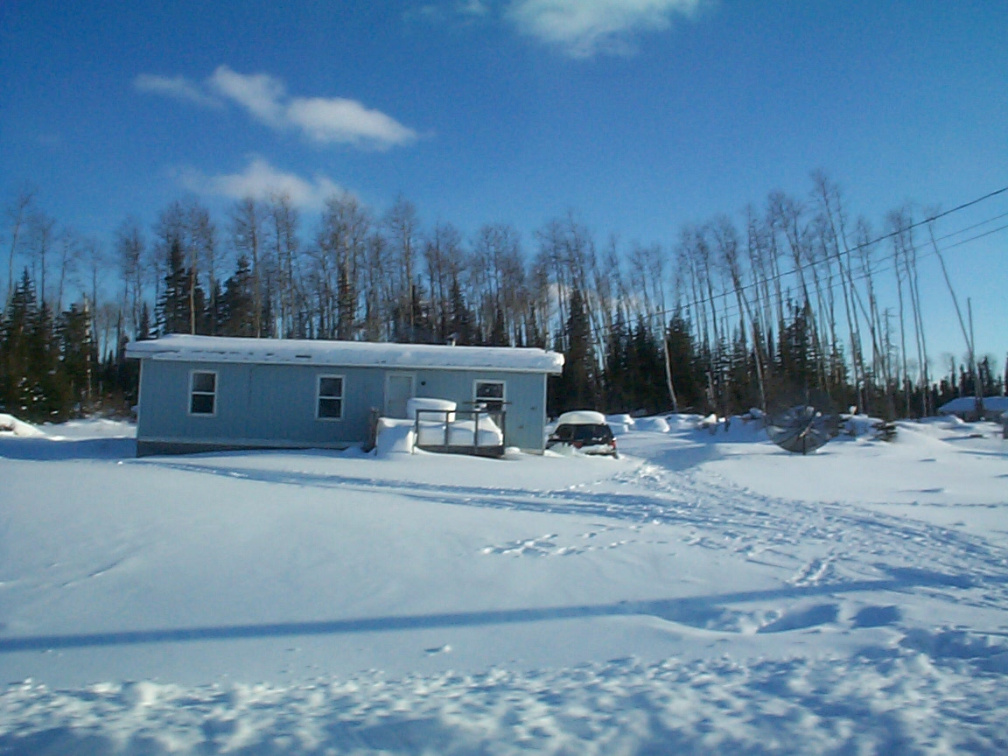 This is the house that Jack built. Really. This house belongs to Jackie and Anita Kakegamic of Keewaywin