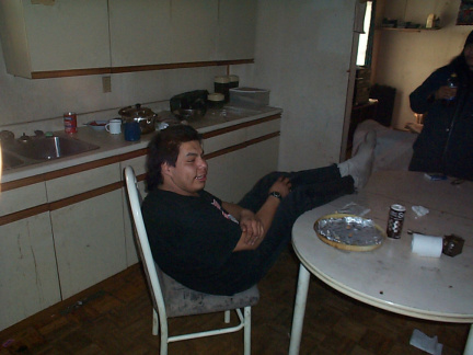 And here is our host Master John laying back in his chair inspecting his domain
