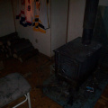 Dark eh? But that is a wood burning stove.