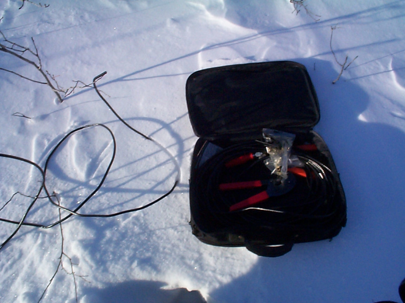 this is just some of the equipment our community technician is using to hook some homes.
