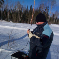 And here is our community Technician Blue Mason inspecting the lines which he will then hook up to the houses
