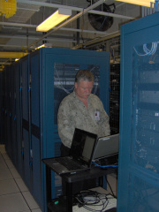 Lyle pulling configuration data from the old video bridge.