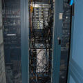 Rear of the K-Net cabinet.