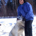 Lynda Kakepetum and friend, just itchin' ta go!