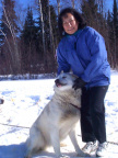 Lynda Kakepetum and friend, just itchin' ta go!