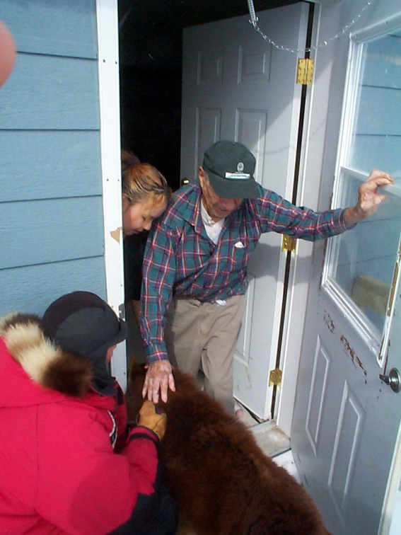 We used to work them hard. They used to go the the old Hudsons Bay Store from his trap line to get supplies by dog team.