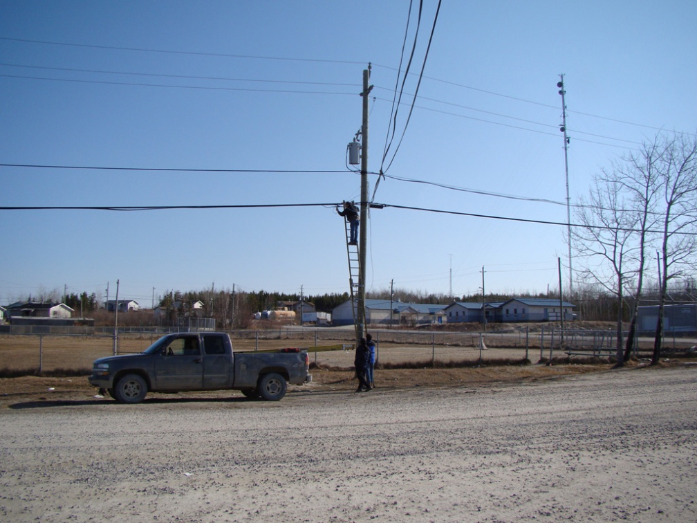 HeadEnd bldg with Bell tower in background (leftmost bldg with blue roof)Good LoS to tower.