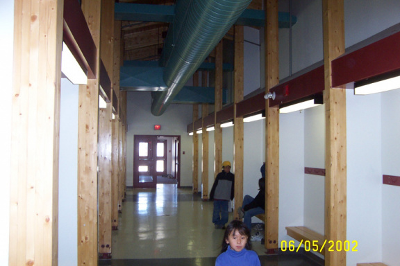 Photo of inside Nibinamik Education Centre