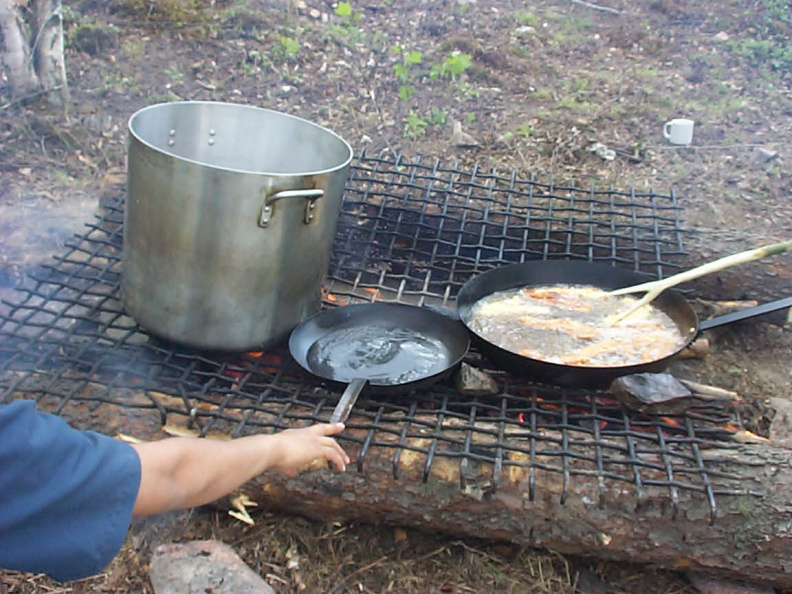 The pot filled with Duck