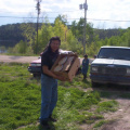 Box full of pies