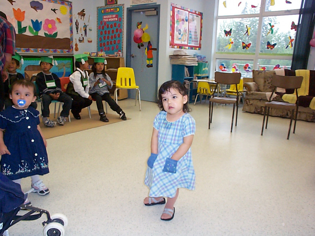 These cuties are future students,they
came to watch their brothers graduate.
