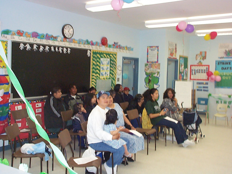 Families came to see their kids graduate
and show their support.