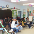 Families came to see their kids graduate
and show their support.