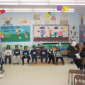 Heres a good shot of these graduates/Poplar Hill kindergarten class
2002.