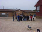 Here are the kids listening to James about the event