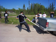 World's Strongest Competition, pulling a truck