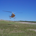 Heres the helicopter,part of the training.