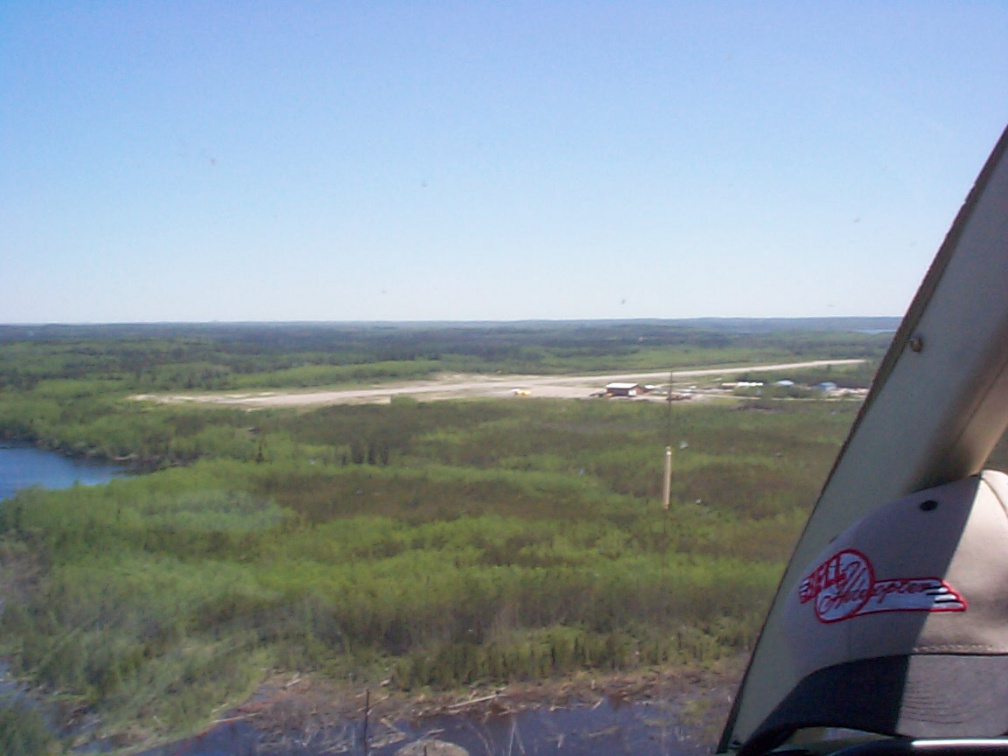 We're coming in for a landing back to the airport.