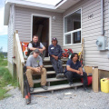 These are the trainers,two from Red Lake
and the other two work in Red Lake but are from Pikangikum.We know Ronnie King.